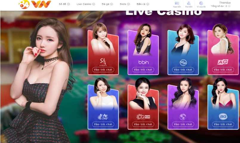 Casino trực tuyến với dàn hot girl xinh đẹp 